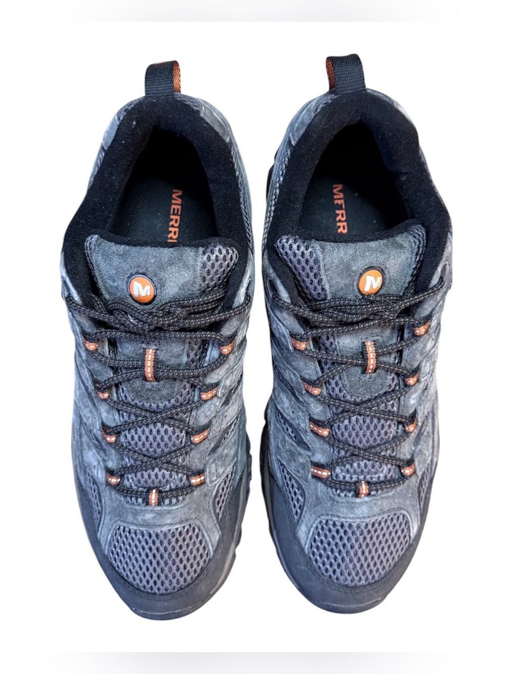 Merrell Moab 2 Hiking Shoes - Beluga/Charcoal Gray - Men’s Size 10.5 - Picture 6 of 8
